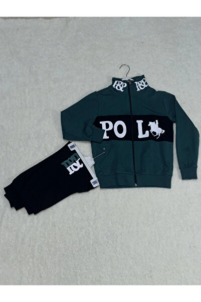 BLACK MODBLACK Ozbay black oil green printed kangaroo pocket bottom top track...