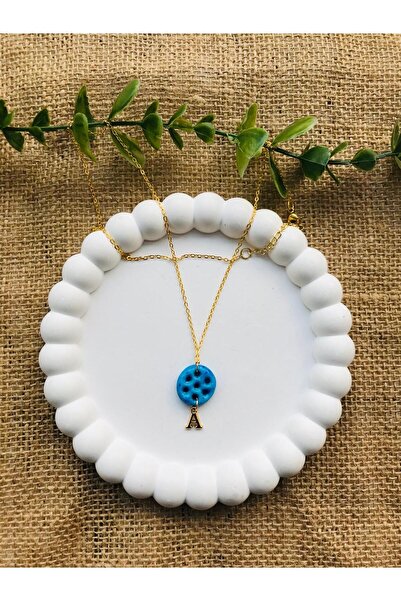 Luba Harf Belırtınız 7 gözlü Süryani Boncuk Kolye