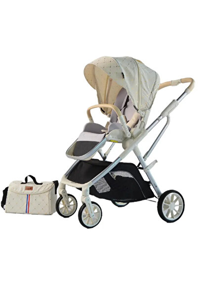 OEM Carucior pentru Bebelusi Multifunctional si Pliabil - alb