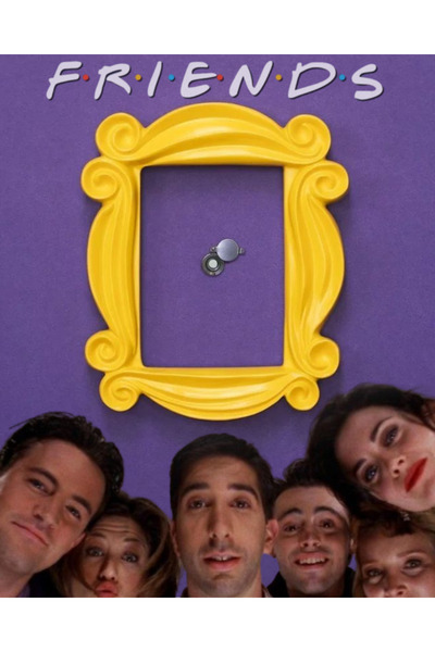 Aryen Friends Monica'nın Sarı Çerçevesi - Kapı Süsü, Dekoru