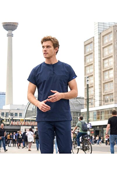 Dr. Mitra Erkek Berlin Model Likralı Cerrahi Hemşire Doktor Takım