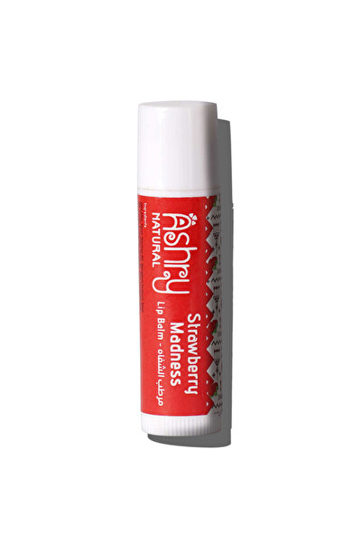 Ashry NATURAL أشري ناتشورال مرطب شفاه بنكهة الفراولة للترطيب العميق وحماية طو...