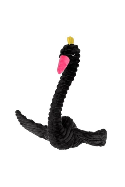OEM Black Plush Swan Toy for Dogs 52cm