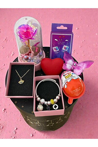 idetta 14 Şubat Sevgililer Günü Hediye Kutusu Kinder Joy, Parmak İzimiz Aşkın...