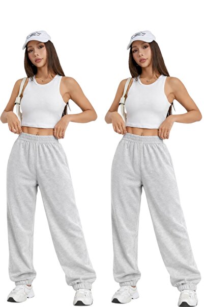 Karatopak Σετ 2 τεμαχίων Ψηλόμεσο Χειμερινό Φούτερ Unisex με ελαστικά πόδια