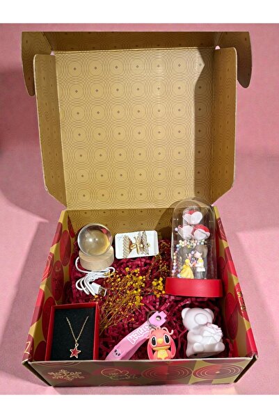 idetta 14 Şubat Sevgililer Günü Hediye Kutusu , 3D Cam Küre, Fanusta Sevgili ...