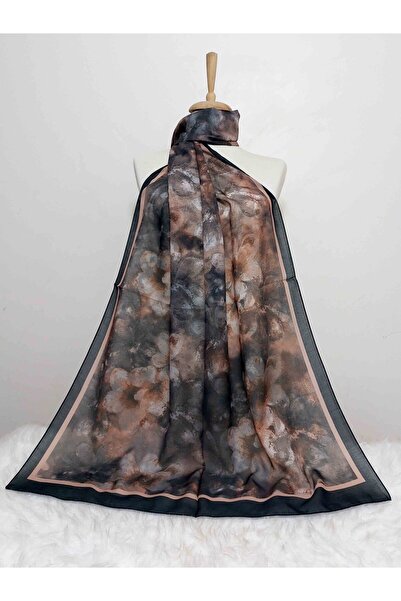 REMOMODA Patterned Floral Model Shawl Italian Cotton Soft Shawl High Quality