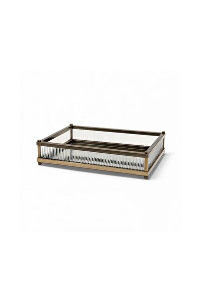 YASAR CONCEPT Corea Crystal Stone Tray 30X40 cm