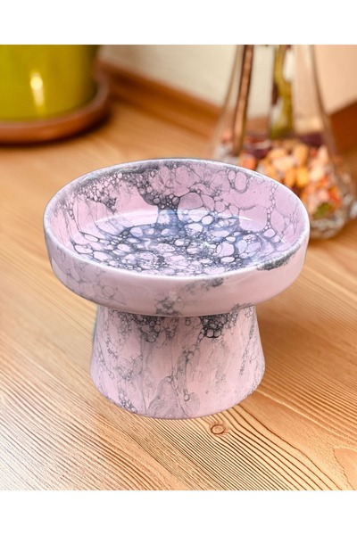 TRENTPET SERAMİK AYAKLI MAMA KABI