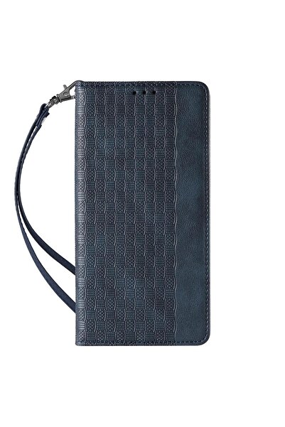 OEM Carcasă cu curea magnetică și suport pentru Galaxy S23 Plus, albastră