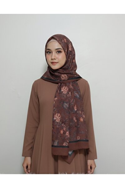 REMOMODA Patterned Floral Model Shawl Italian Cotton Soft Shawl High Quality