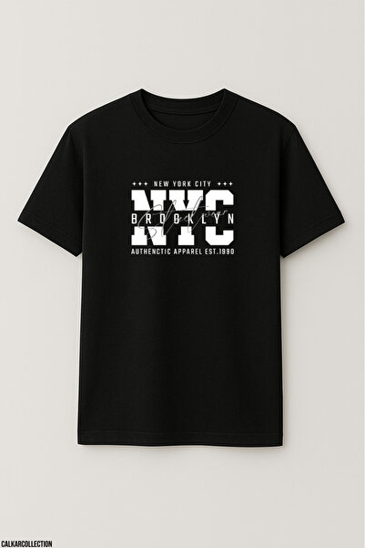 CALKARCOLLECTION Unisex Oversized Statement Print Tshirt