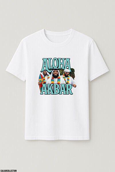 CALKARCOLLECTION Unisex Oversized Aloha Akbar T-Shirt