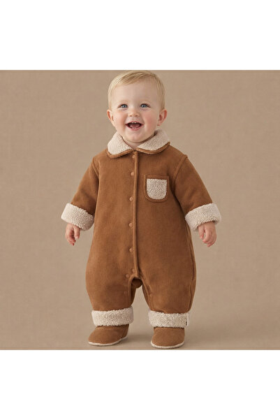 NZCollection Bebek-Çocuk İçi Kürklü Kışlık Tulum