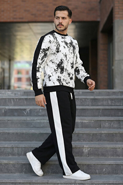 OMG Erkek Baggy Polar Astarlı Eşofman Altı | Kışlık 3 İplik Oversize Sweatshi...