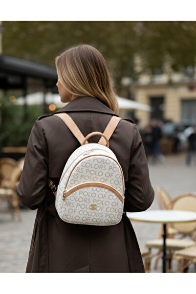 Çanta Trend Polo of Colors Women's Leather-Look Backpack