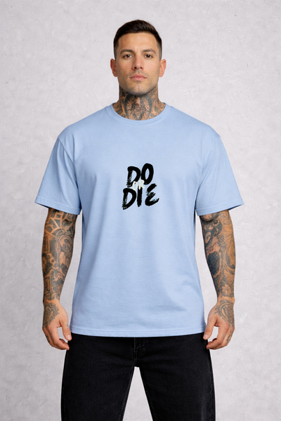 LORVEX 100% Cotton T-Shirt Oversized (Comfortable Fit) Do or Die Printed