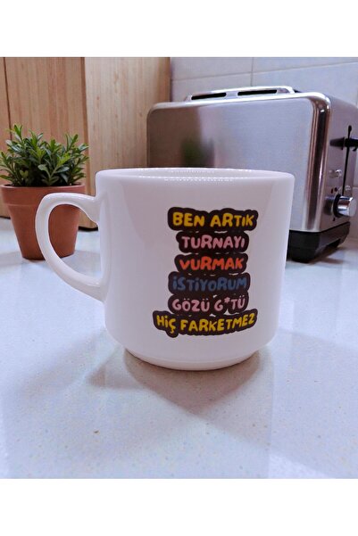 Komik Yazılı Seramik Kupa Bardak - Hediyelik Seramik Kahve Çay Fİncanı Kupa Mug