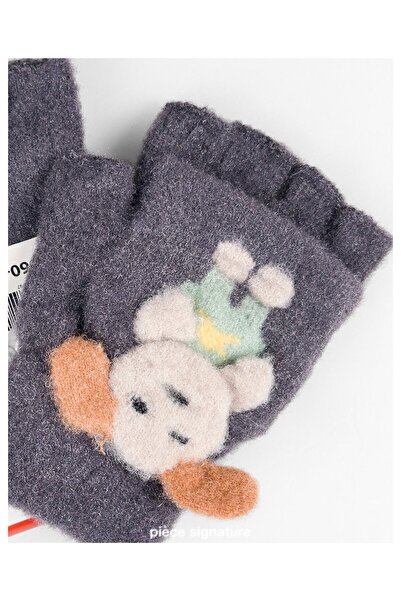 PIECE SIGNATURE 95% Acrylic 5% Spandex, Boys' Soft Cover Cut Gloves (Ages 4-8)