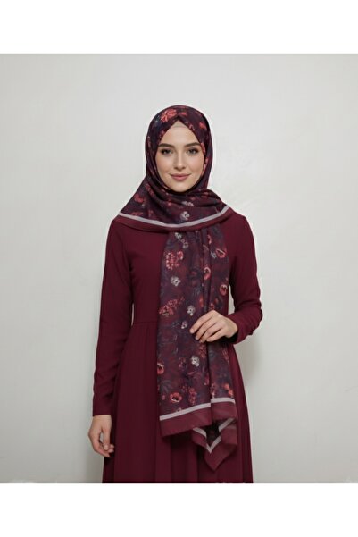 REMOMODA Patterned Floral Model Shawl Italian Cotton Soft Shawl High Quality