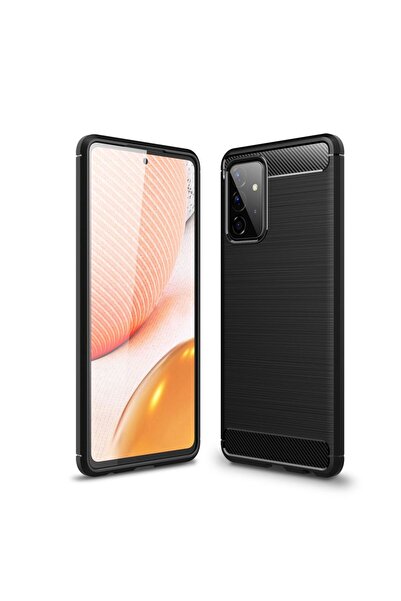 Tech-Protect TPU Carbon Case for Galaxy A72 Black