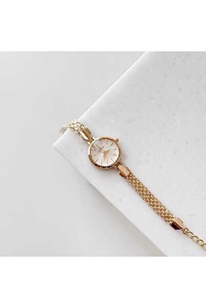 Vesce Atelier Straw Cord Gold Watch Gold