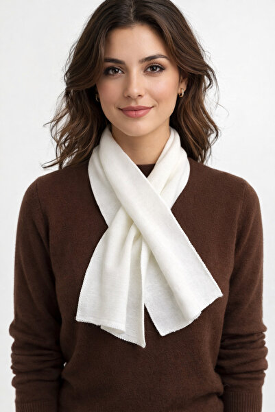 Sebir Moda Cross-Tied Knitwear Acrylic Scarf