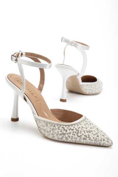 CHICELLA Pantofi cu toc pentru femei Monno Pearl Detailed