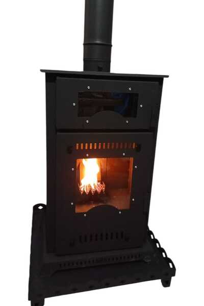 SRS KUZİNELİ PELET SOBASI ŞÖMİNE MODEL