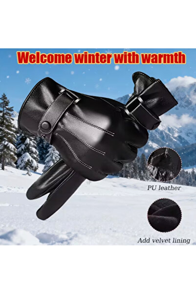 CHAHAN MOTORCU ELDİVENİ SUNİ DERİ SU VE RÜZGAR GEÇİRMEZ