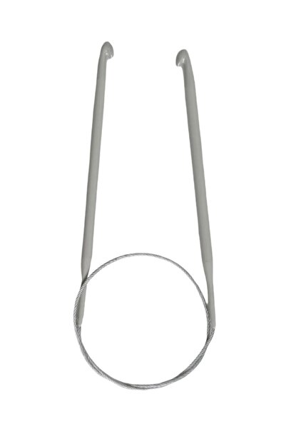 Fırsatkolik Misinalı Çelik Gagalı Tığ Şiş 4,5 Numara 60 cm