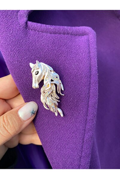 kurukafagift Broş At Figürlü