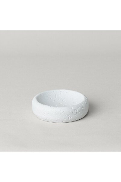 Linens Lumıa 11,4X3,1 cm Katı Sabunluk Beyaz