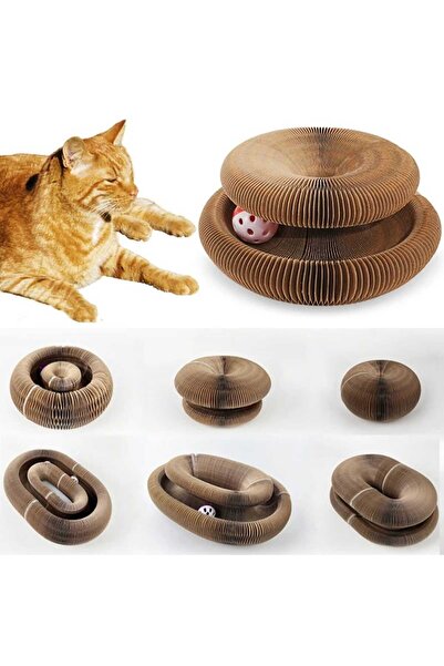TRENTPET AKORDİYON KARTON KEDİ OYUNCAĞI