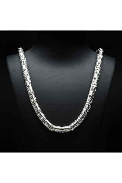 Silvalli 200 Mikron Naturel Yuvarlak Kral Gümüş Zincir