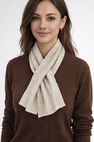 Sebir Moda Cross-Tied Knitwear Acrylic Scarf