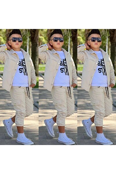 KOKOŞ BEBEK κοτλέ Βελούδινο Σετ για αγόρια 3-στοιχείων - 3/16 ετών - 31604