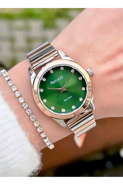 Ferrucci Women's Wristwatch New Model Steel Band Waterproof Milano 2 Years Wa...
