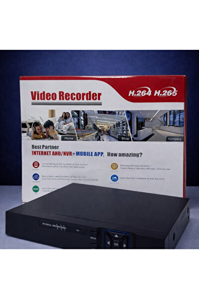 16 KANAL 8 MP YAZILIM NVR KAYIT CİHAZI