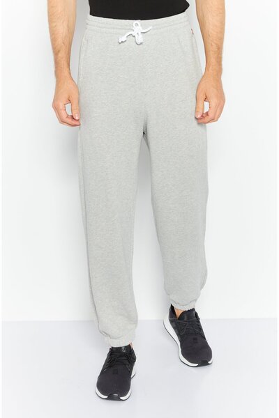 Levi's Men Regular Fit Heather Drawstring Jogger Pants, Grey