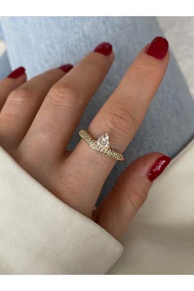 Pinery Jewels Limited Edition - Zircon Stone Bottom Adjustable Women's Ring