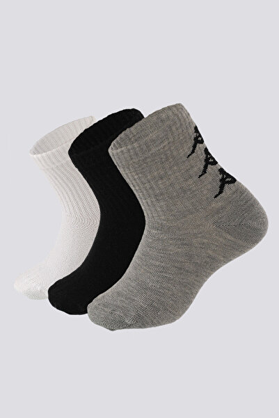 Kappa Set șosete bărbați din 3 piese, mărimea 30-35 alb