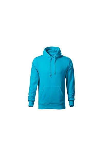 Malfini Men's Cape Free Hoodie - F13 Turquoise