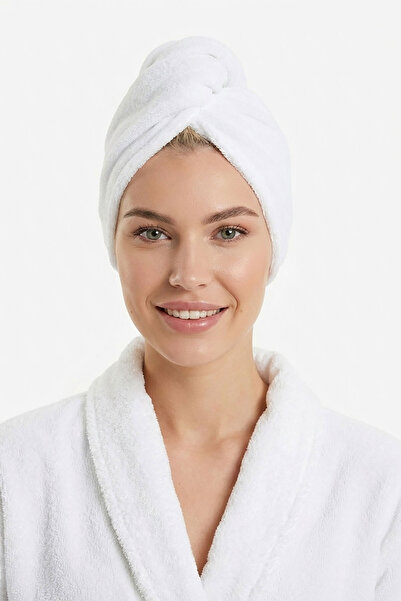 Salvia Dione Double-Sided Velvet Hair Cap with Buttons, Practical Hair Drying...