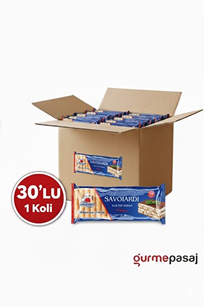 Sinangil Kedidili Bisküvi Savoiardi 200 G x 30 Adet (Koli)