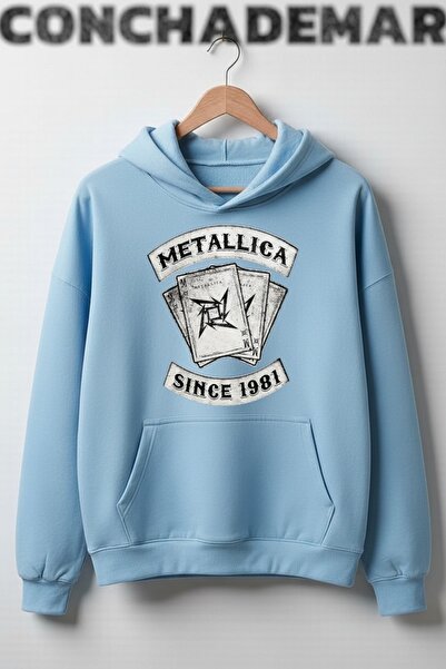 Vordevia Metallica Printed Premium Cotton 3 Thread Combed Special Design Swea...