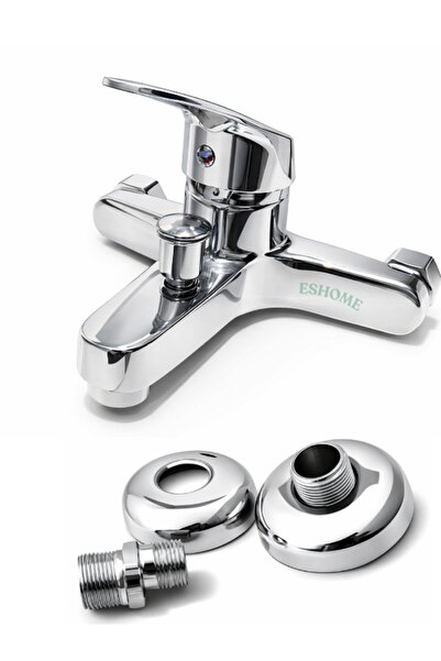 ESHOME صنبور حمام من الكروم مع ضمان استبدال فوري لمدة عامين