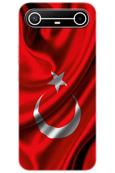 Ceppare Tecno Spark Slim 5G (KM9) Uyumlu Kılıf Desen Baskılı Silikon Dalgalı ...