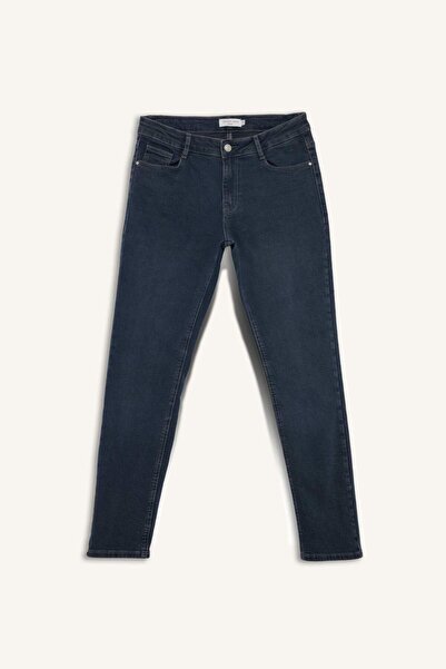 DeFacto Pedro Slim Fit Slim Fit Regular Waist Narrow Leg Jean Trousers B3622A...