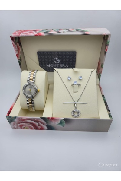 HNOF A women's jewelry and watch set is the perfect gift, combining elegance ...